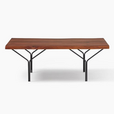 The Attic Metz Wood and Metal Coffee Table Honey